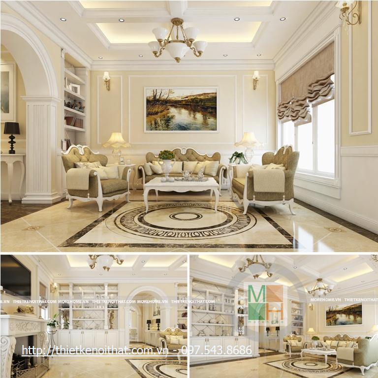 Morehome tư vấn thiết kế xây dựng nhà biệt thự 7x20 Morehome tư vấn thiết kế xây dựng nhà biệt thự 7x20