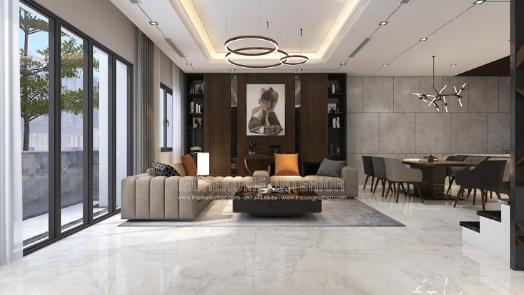 Thiết kế nội thất biệt thự Park city